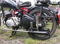 Motocykl ČZ 150 c (lidová verze) - nálezový stav