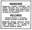 ARCHIV DOKUMENTŮ vozítek Velorex