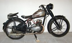 Motocykl ČZ 150 (neodpružená základní verze) - nálezový stav